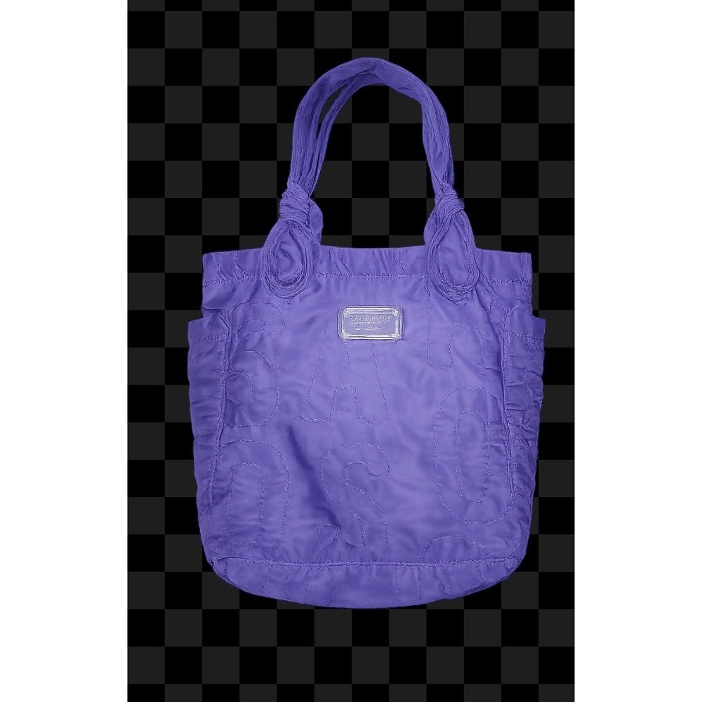 Marc by Marc Jacobs Pretty Nylon Tate Tote Purple Quilted Shoulder Bag